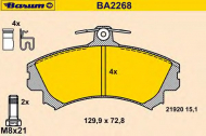 Комплект тормозных колодок BARUM BA2268