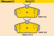 Комплект тормозных колодок BARUM BA2273