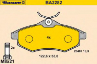 Комплект тормозных колодок BARUM BA2282