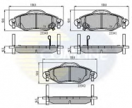 Комплект тормозных колодок COMLINE CBP31152