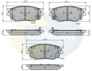 Комплект тормозных колодок COMLINE CBP3948