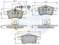 Комплект тормозных колодок COMLINE CBP1852