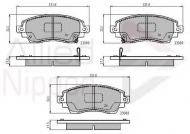 Комплект тормозных колодок COMLINE ADB3908