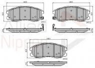 Комплект тормозных колодок COMLINE ADB31582