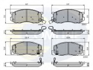 Комплект тормозных колодок COMLINE CBP3745
