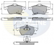 Комплект тормозных колодок COMLINE CBP31167