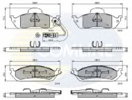 Комплект тормозных колодок COMLINE CBP1911