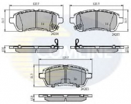 Комплект тормозных колодок COMLINE CBP31620