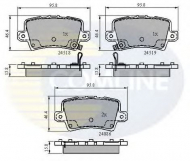 Комплект тормозных колодок COMLINE CBP31587