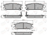 Комплект тормозных колодок COMLINE ADB3218