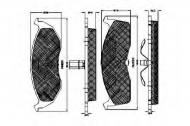 Комплект тормозных колодок SPIDAN 32720