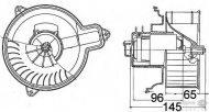 вентилятор HELLA 8EW 009 158-101