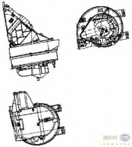 вентилятор HELLA 8EW 009 158-391