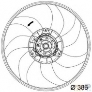 Вентилятор HELLA 8EW 351 034-281