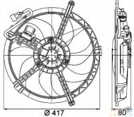 Вентилятор HELLA 8EW 351 042-731