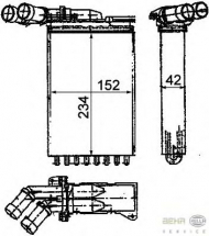 Теплообменник HELLA 8FH 351 312-171