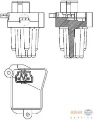 Регулятор HELLA 5HL 351 321-331