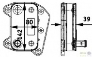 Теплообменник HELLA 8MO 376 726-321
