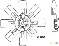 Вентилятор HELLA 8MV 376 728-081