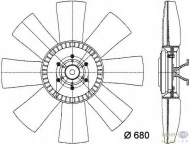 Вентилятор HELLA 8MV 376 731-331