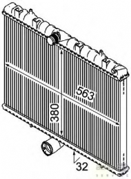 Теплообменник HELLA 8MK 376 745-131