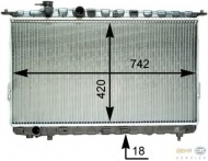 Теплообменник HELLA 8MK 376 762-231