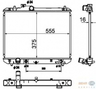 Теплообменник HELLA 8MK 376 790-231