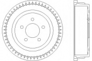 Тормозный барабан HELLA 8DT 355 300-721