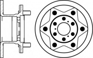 Тормозной диск HELLA 8DD 355 100-371