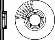 Тормозной диск HELLA 8DD 355 105-641
