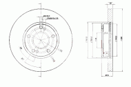 Тормозной диск ICER 78BD1057