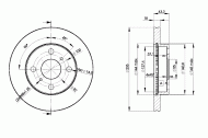 Тормозной диск ICER 78BD2020