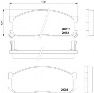 Комплект тормозных колодок PAGID T0358