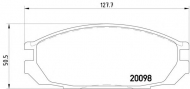 Комплект тормозных колодок PAGID T0364