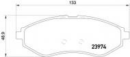 Комплект тормозных колодок PAGID T1443
