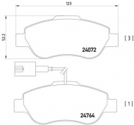 Комплект тормозных колодок PAGID T1832