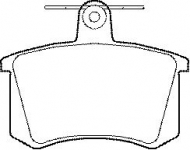 Комплект тормозных колодок QH Benelux BP685
