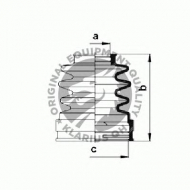 Комплект пыльника QH Benelux QJB972