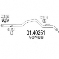 Трубка MTS 01.40251