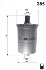 Фильтр MECAFILTER ELE3570