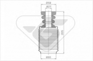 Пылезащитный комплект HUTCHINSON KP100