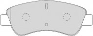 Комплект тормозных колодок NECTO FD6874A