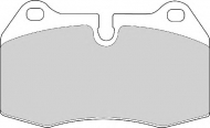 Комплект тормозных колодок NECTO FD6695A