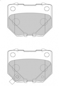 Комплект тормозных колодок NECTO FD7520A