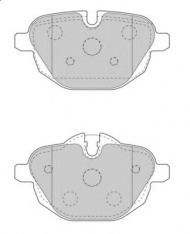 Комплект тормозных колодок NECTO FD7521A
