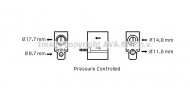 Клапан AVA QUALITY COOLING CN1220