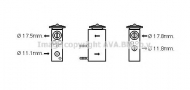 Клапан AVA QUALITY COOLING CN1276