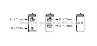 Клапан AVA QUALITY COOLING HY1294