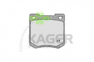 Комплект тормозных колодок KAGER 35-0362