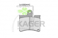 Комплект тормозных колодок KAGER 35-0425
